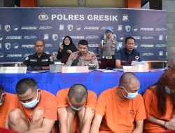 Polres Gresik Ungkap 7 Kasus Narkoba Selama Juni–Juli, Amankan 613 Gram Sabu dan 171 Butir Ekstasi