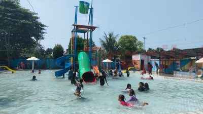 Telah dibuka Kembali wisata desa waterboom Desa Sambipondok, Kecamatan Sidayu