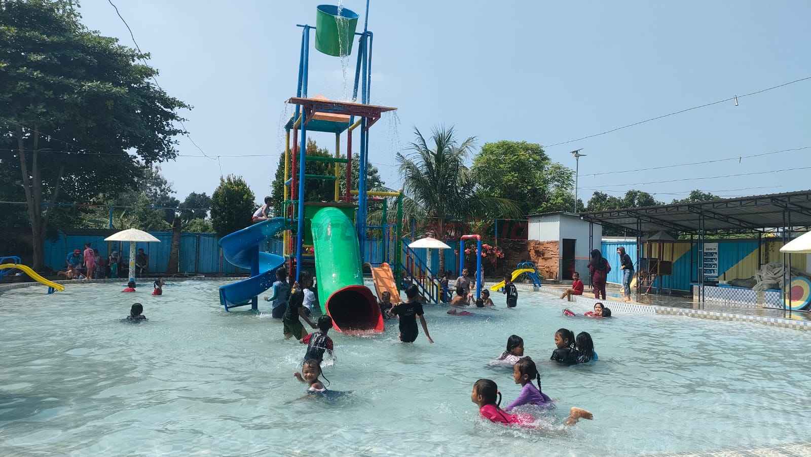 Telah dibuka Kembali wisata desa waterboom Desa Sambipondok, Kecamatan Sidayu