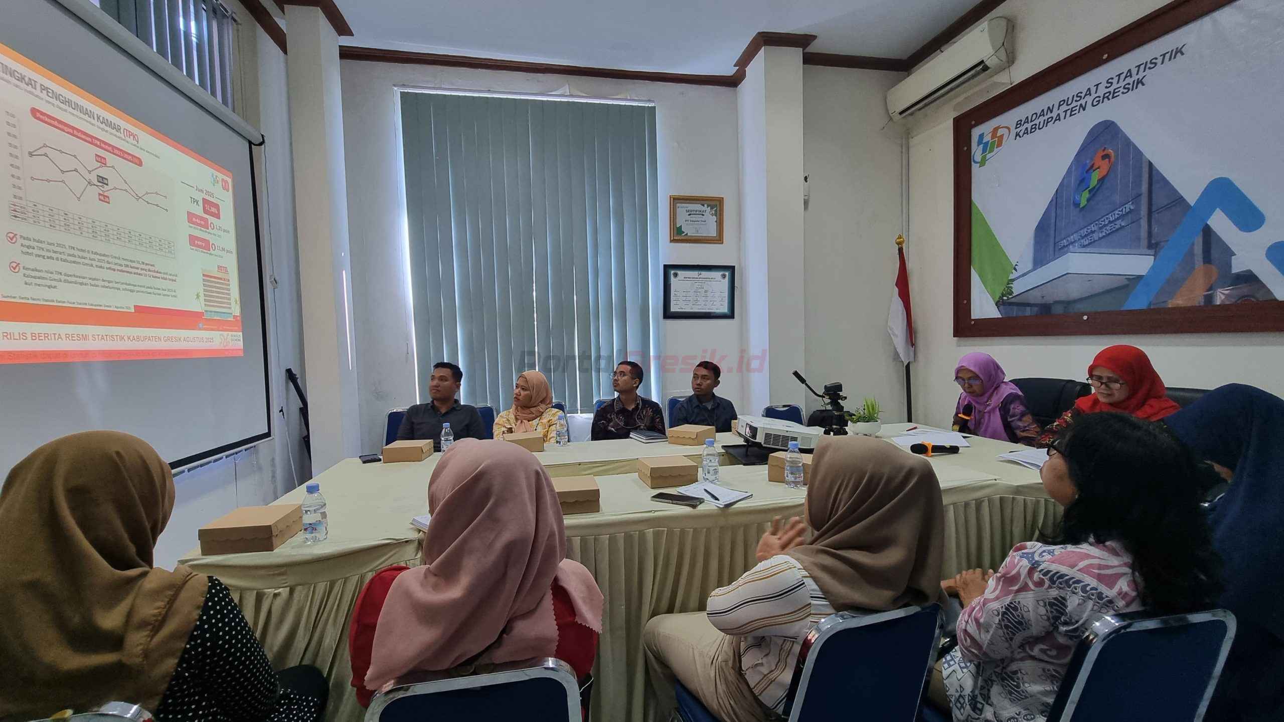 Badan Pusat Statistik (BPS) Kabupaten Gresik merilis data perekonomian terbaru yang menunjukkan dinamika harga dan aktivitas pariwisata sepanjang Juli 2025.