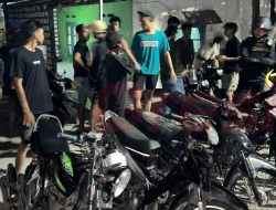 Polres Gresik Amankan Enam Remaja Pelaku Balap Liar di Jalan Bungah