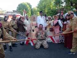 Karnaval Budaya HUT ke-80 RI, Desa Giri Suguhkan Drama Perjuangan yang Memukau