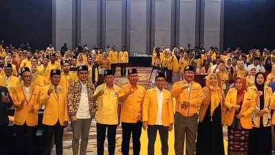 Musyawarah Daerah (Musda) ke-XI DPD Partai Golkar Gresik resmi menetapkan Wongso Negoro sebagai ketua baru menggantikan Ahmad Nurhamim. Musda yang digelar di Hotel Aston Gresik, Selasa (2/9/2025),