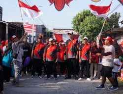 Pemdes Bulangkulon dan Ribuan Warganya Jalan Sehat Bersama Kartar Prabumer Jaya