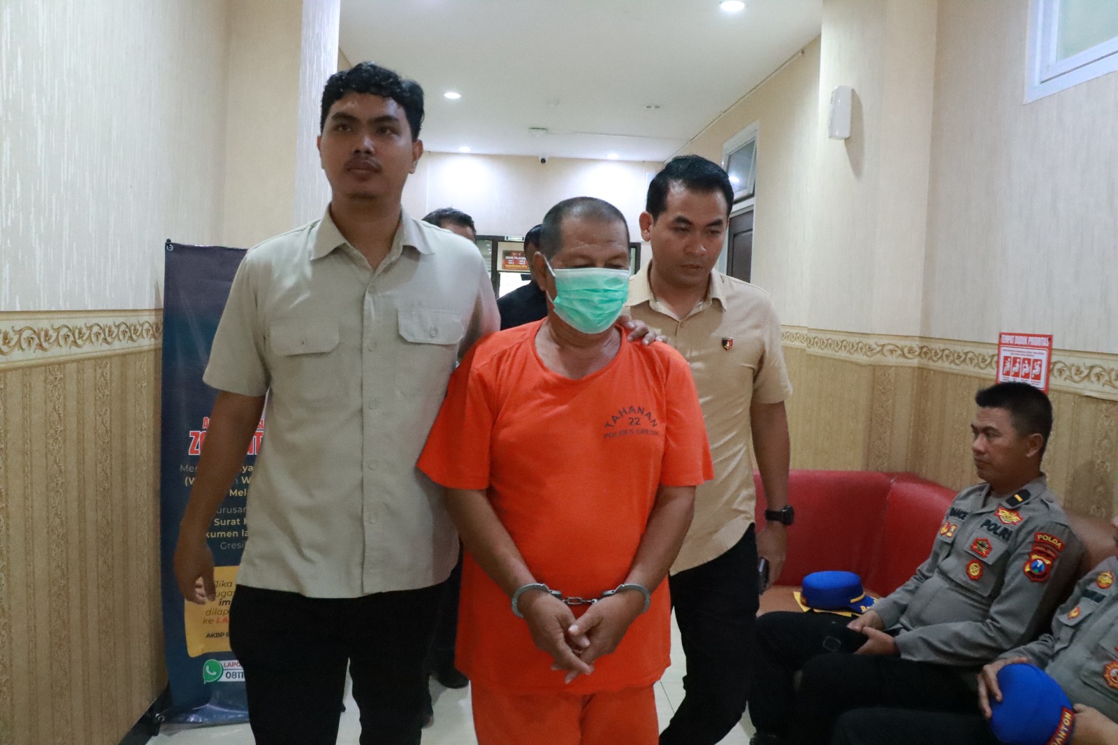 Polres Gresik Tetapkan Marbot Masjid sebagai Tersangka Asusila Anak di Driyorejo