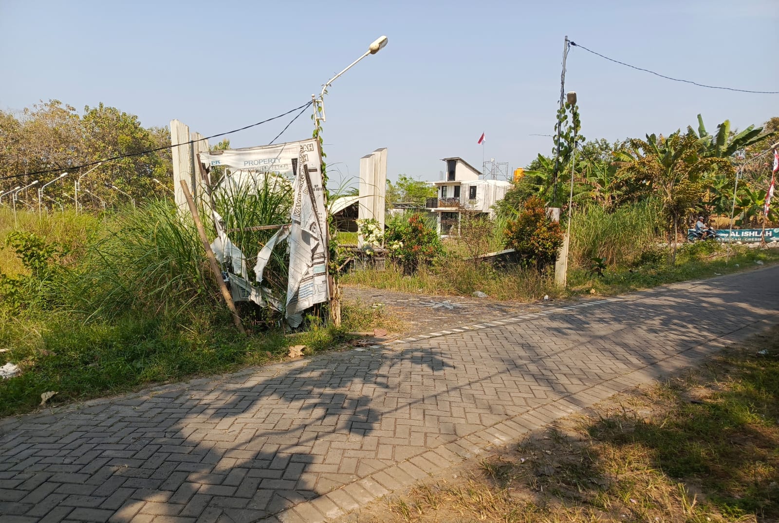 Lokasi lahan kavling di Dusun Nongkokerep, Desa Bungah, Kecamatan Bungah, Kabupaten Gresik