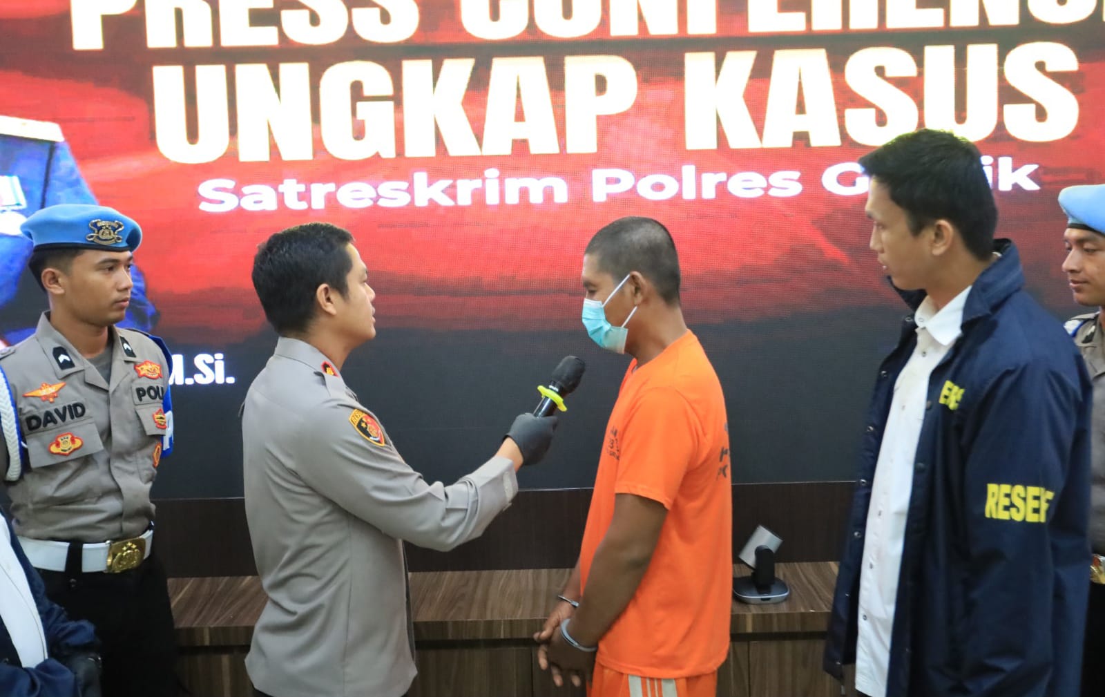 Polres Gresik Tangkap Ayah Tega Cabuli Anak Kandung Sejak 2021