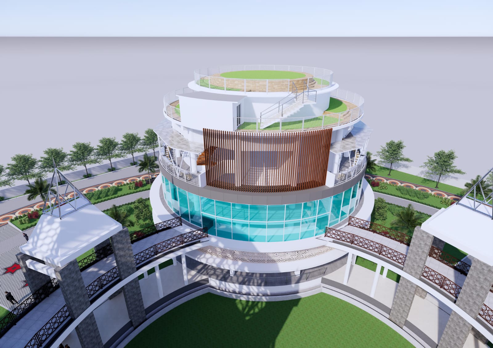 Gresik Universal Science Center (GUS) di kawasan Islamic Center Balongpanggang