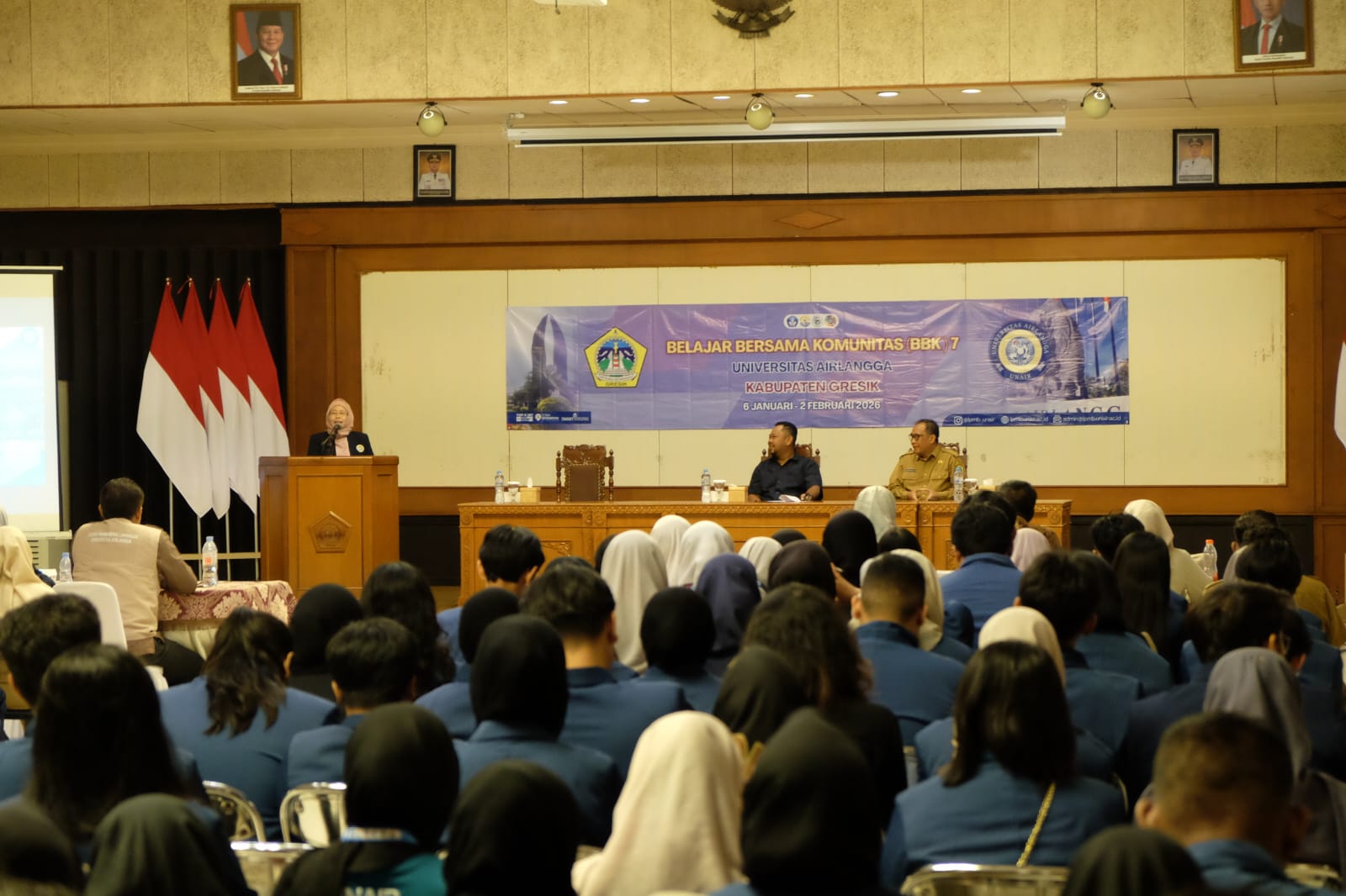 718 Mahasiswa UNAIR Diterjunkan KKN-BBK di Gresik, Fokus SDGs dan Pembangunan Daerah