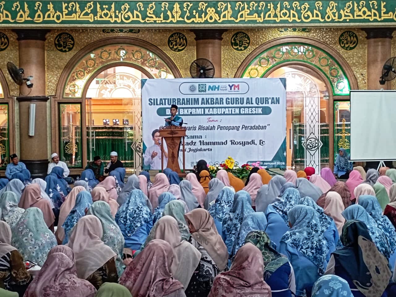BKPRMI Gresik Gelar Silaturrahmi Akbar Guru Al-Qur’an, Diikuti Seribu Peserta