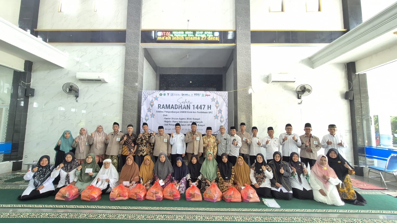 Safari Ramadan MUI Bungah Dorong UMKM Halal dan Optimalisasi Zakat