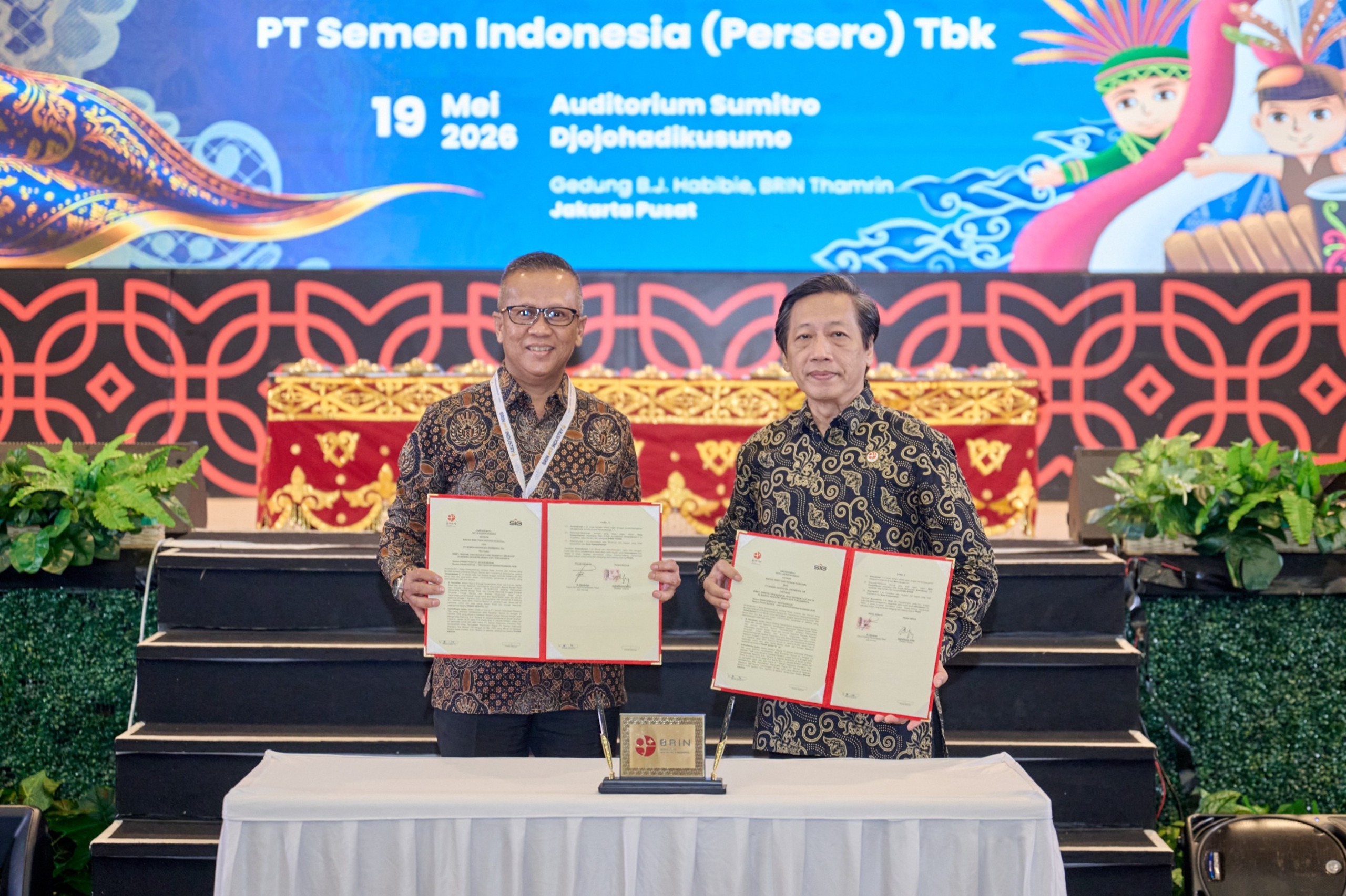 SIG Gandeng BRIN Perkuat Riset dan Inovasi Material Bangunan Ramah Lingkungan
