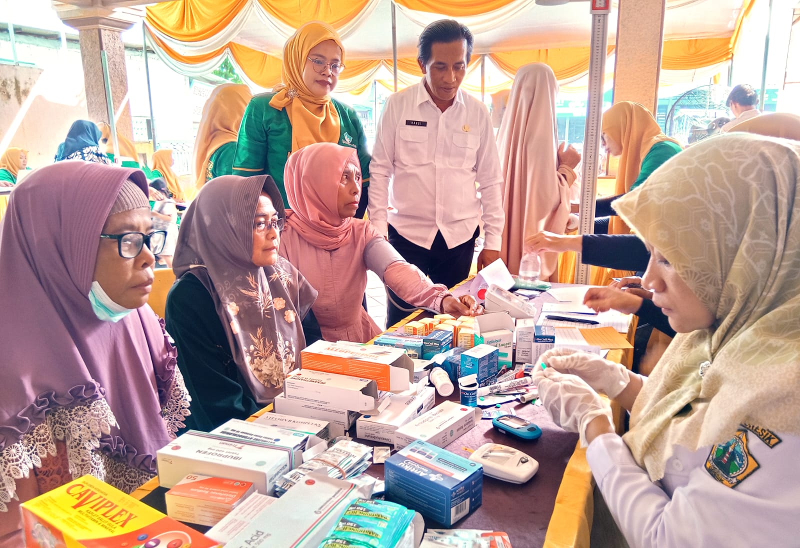 Hari Posyandu Nasional di Pranti Gresik, Ratusan Warga Nikmati Layanan Kesehatan Gratis