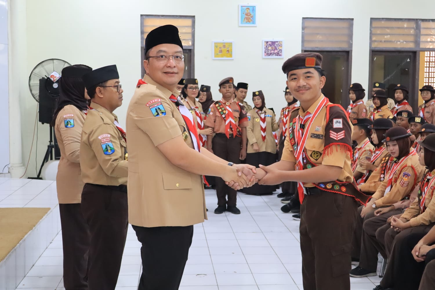 Wabup Gresik Lantik 126 Pramuka Garuda, Dorong Generasi Muda Jadi Agen Perubahan
