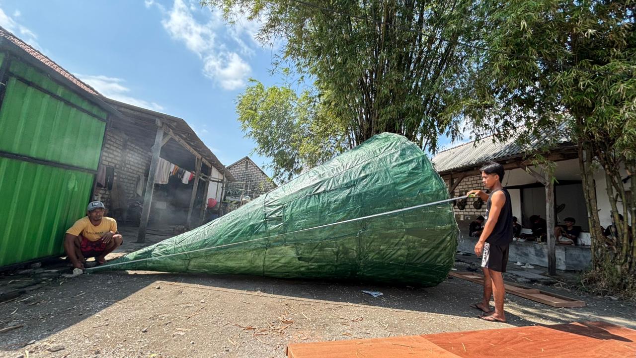 Tumpeng Raksasa Setinggi 4,5 Meter Siap Meriahkan Festival Tumpeng Nasi Krawu 2026, 3.000 Porsi Dibagikan Gratis