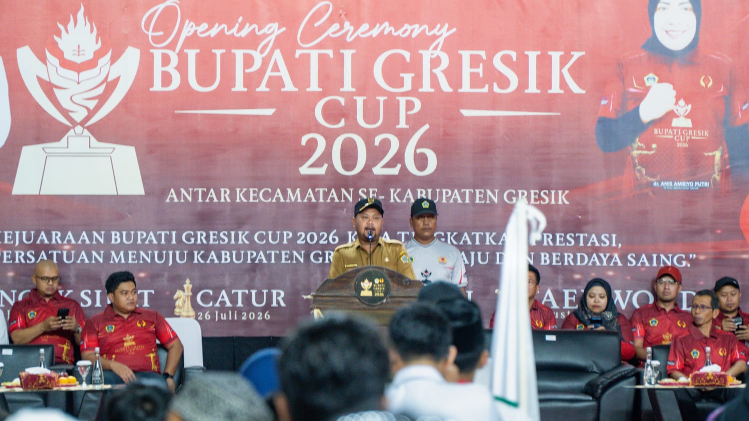 Bupati Gresik Cup 2026 Resmi Dibuka, 1.413 Atlet Berebut 948 Medali di Lima Cabang Olahraga