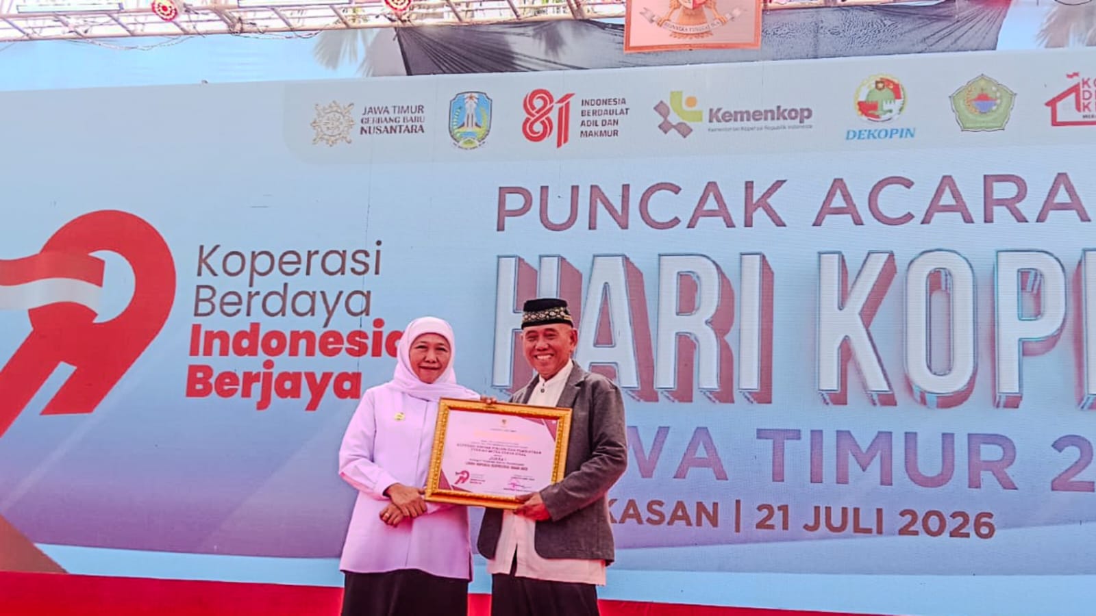 Kopsyah MUI Gresik Raih Juara I Koperasi Berprestasi Jawa Timur 2026 Kategori Pembiayaan