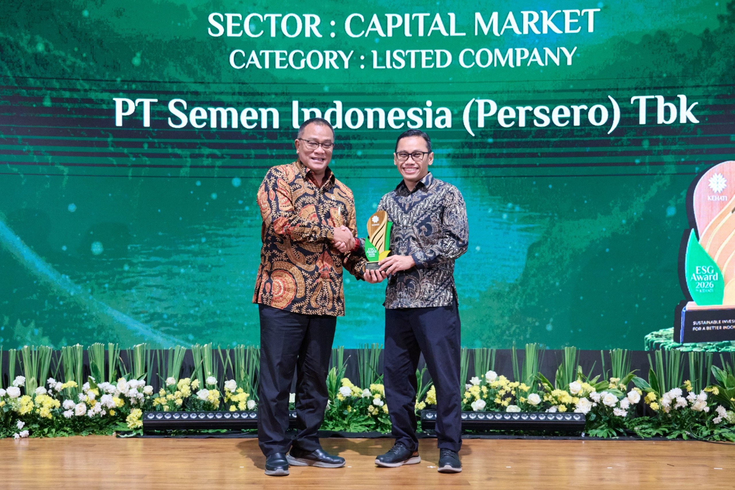 SIG Raih ESG Award 2026, Inovasi Semen Rendah Karbon Jadi Andalan Dekarbonisasi